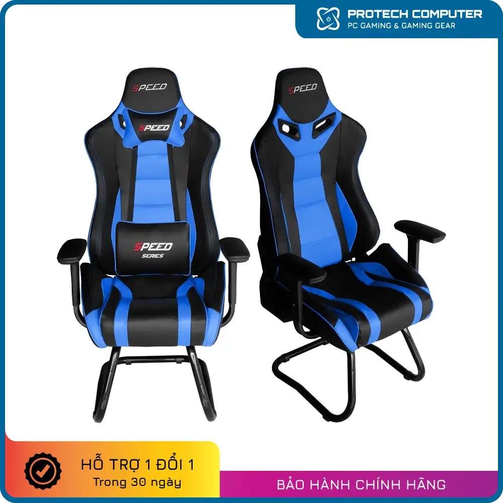 Ghế Gaming – Quán Net SPEED POSEIDON (Lưng ngả - đệm mút đúc)